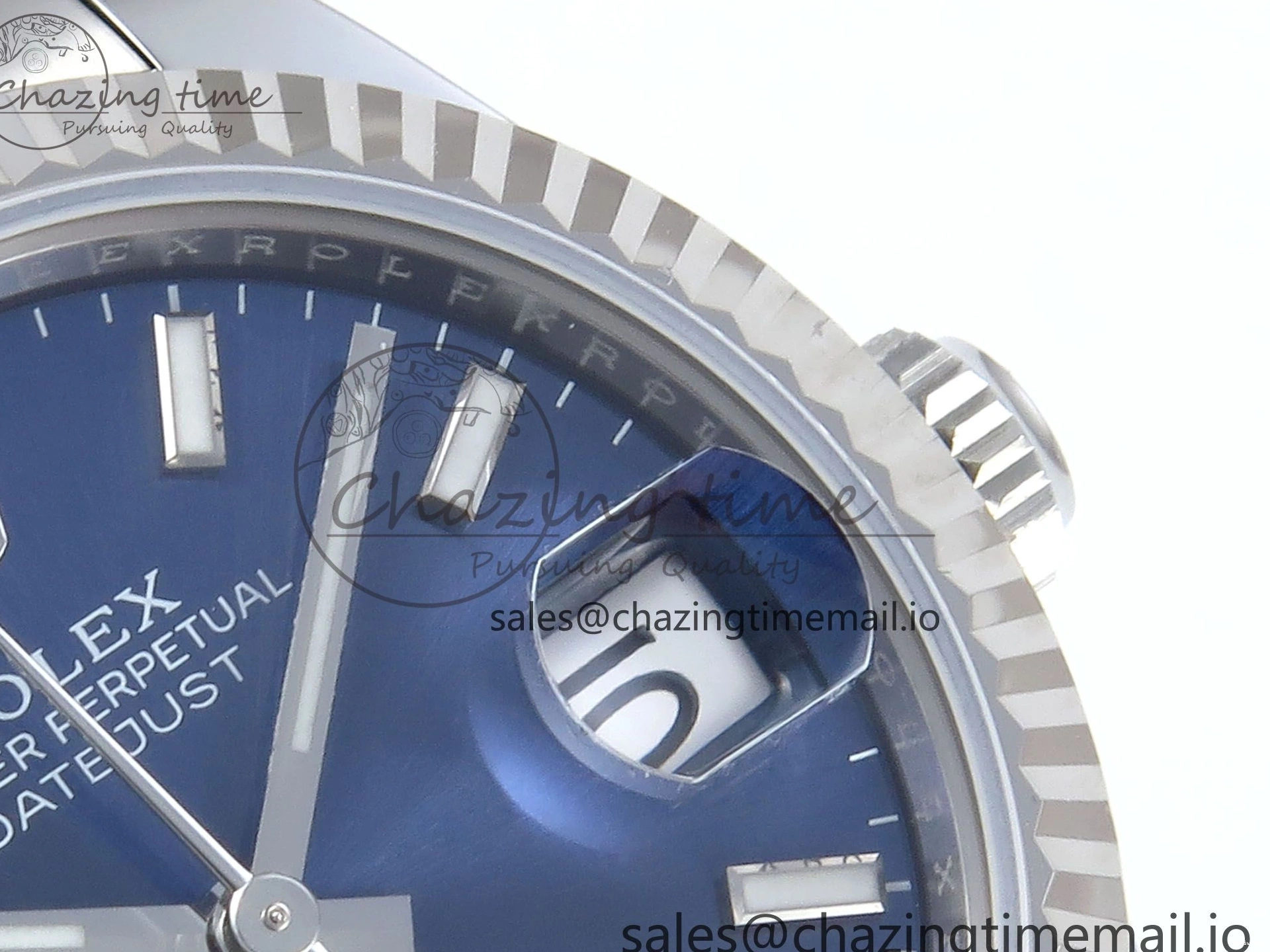 Marker 278274 Dial Stick Blue ARF Oyster 2688 DateJust Edition 904L Best ETA 31 on Steel 1:1 Bracelet SS 0309